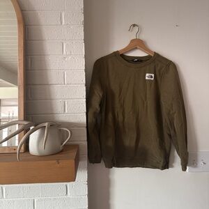 The North Face Khaki Green Crewneck